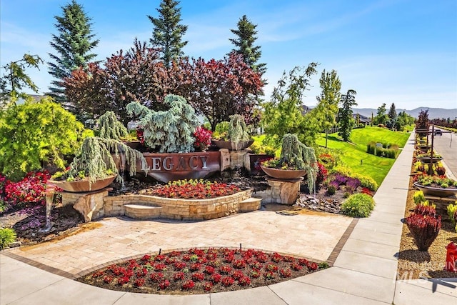 1427 N Morehouse, Eagle, ID 83616 - view of patio / terrace with a mountain view