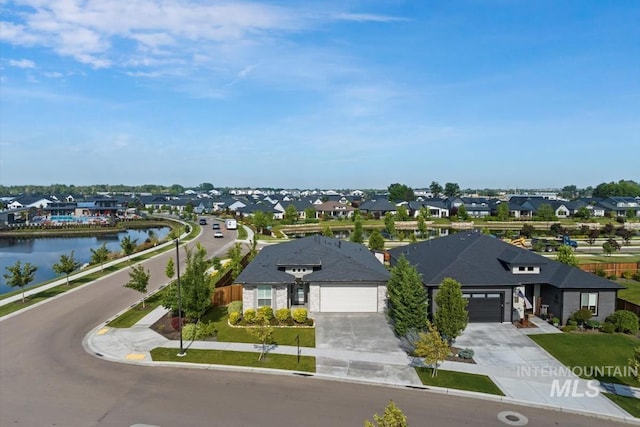 499 S Short Ln, Eagle, ID 83616 - aerial perspective of suburban area featuring a large body of water