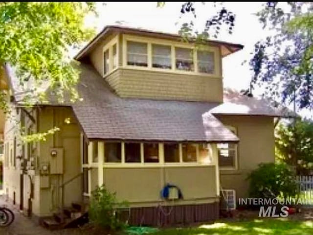 view of rear view of property