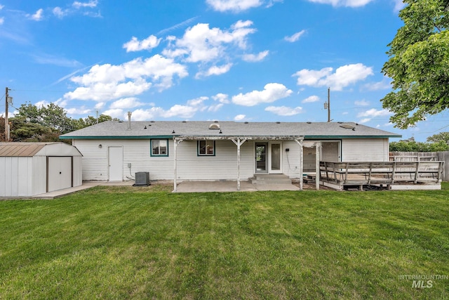 607 S State, Nampa, ID 83686 - rear view of property featuring a patio area and cooling unit