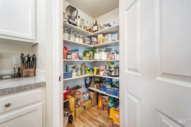 view of pantry