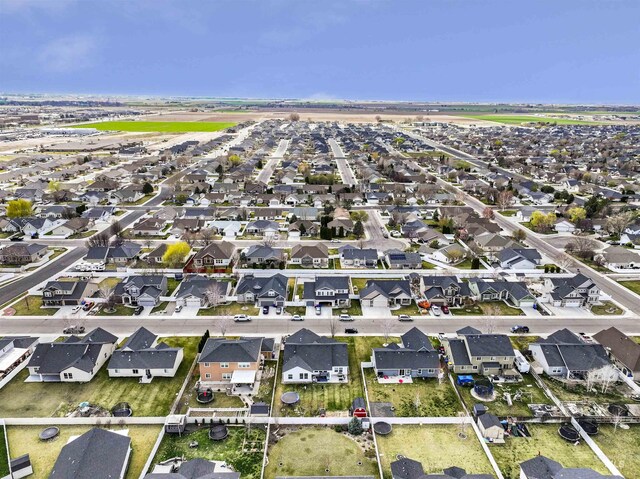 drone / aerial view featuring a residential view
