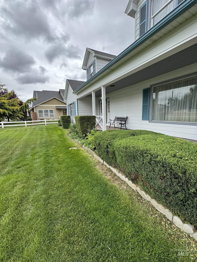 7119 W Everett, Boise, ID 83704 - view of yard featuring a porch