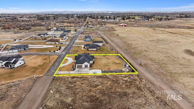 birds eye view of property featuring a residential view