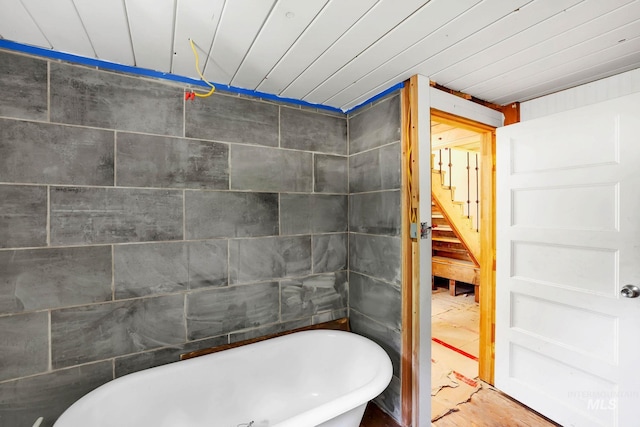 5650 Pines Rd, New Meadows, ID 83654 - full bath with a freestanding tub