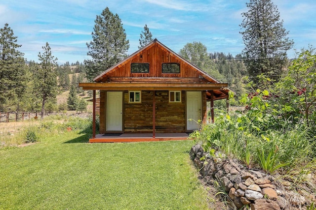 5650 Pines Rd, New Meadows, ID 83654 - view of outdoor structure with a forest view