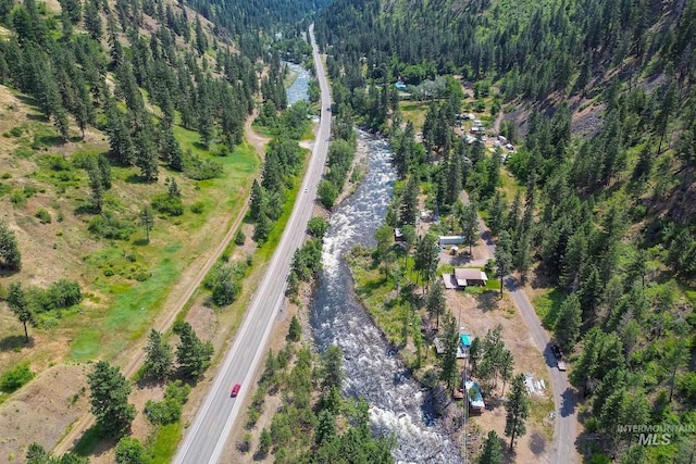 5650 Pines Rd, New Meadows, ID 83654 - aerial overview of property's location with a forest