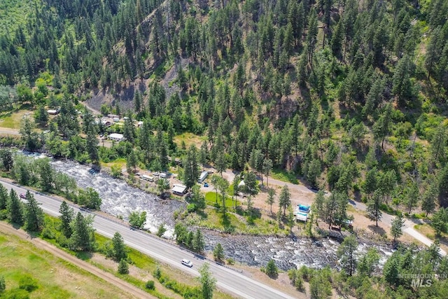 5650 Pines Rd, New Meadows, ID 83654 - aerial view of property and surrounding area featuring a forest