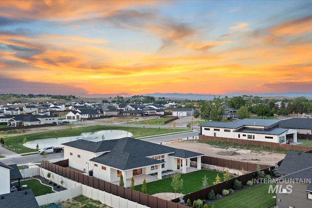 9989 W Bouvardia St, Star, ID 83699 - aerial perspective of suburban area featuring a nearby body of water