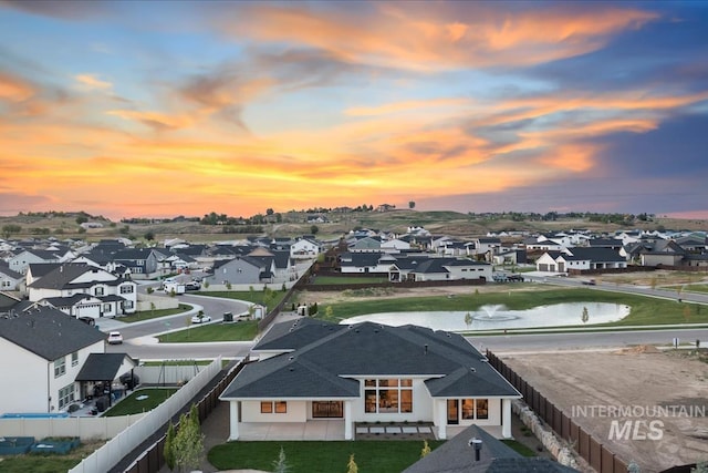 9989 W Bouvardia St, Star, ID 83699 - aerial perspective of suburban area featuring a nearby body of water