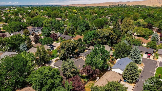 5426 W Samara Ct, Boise, ID 83703 - aerial view of residential area featuring a mountainous background