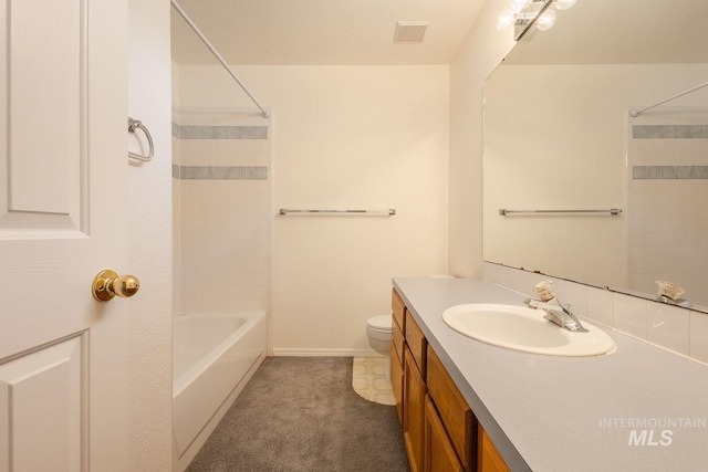 5426 W Samara Ct, Boise, ID 83703 - full bathroom featuring vanity and bathing tub / shower combination