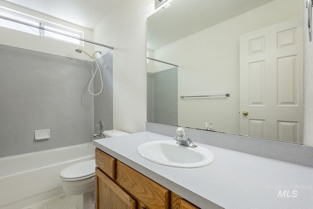 5426 W Samara Ct, Boise, ID 83703 - bathroom featuring tub / shower combination and vanity