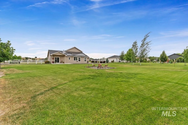 27482 Warren Ln, Wilder, ID 83676 - view of yard featuring a patio