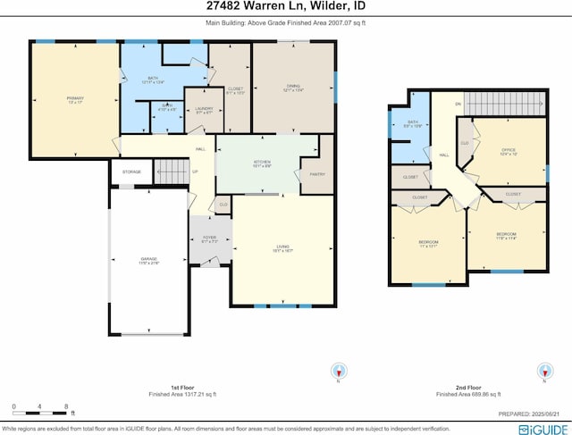27482 Warren Ln, Wilder, ID 83676 - view of room layout