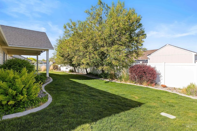 view of yard