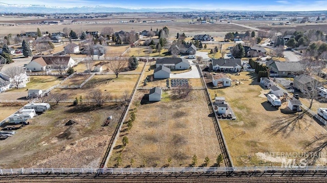 birds eye view of property featuring a residential view