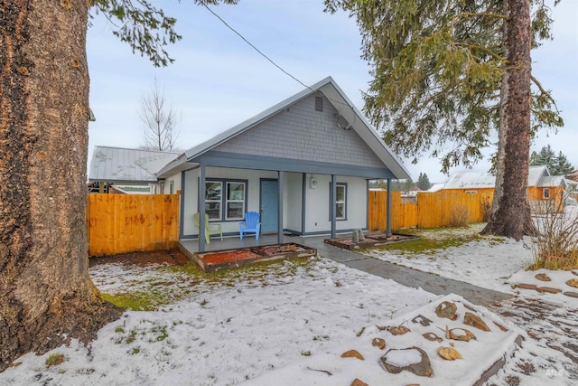 bungalow with a porch