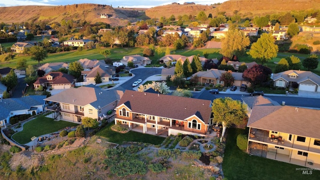 176 Marine View Dr, Lewiston, ID 83501 - aerial perspective of suburban area featuring mountains