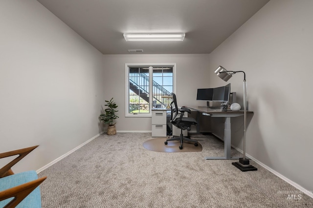 176 Marine View Dr, Lewiston, ID 83501 - office area featuring carpet floors and baseboards