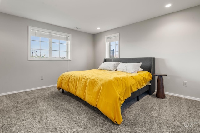 176 Marine View Dr, Lewiston, ID 83501 - bedroom featuring carpet, baseboards, and recessed lighting