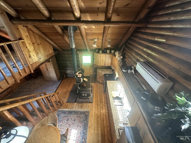 2223 Glenwood Rd, Kamiah, ID 83536 - attic featuring a wall mounted air conditioner