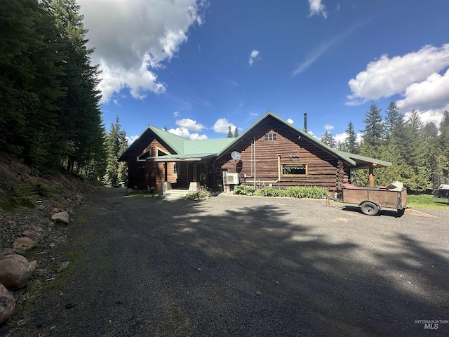2223 Glenwood Rd, Kamiah, ID 83536 - exterior space with log exterior and metal roof