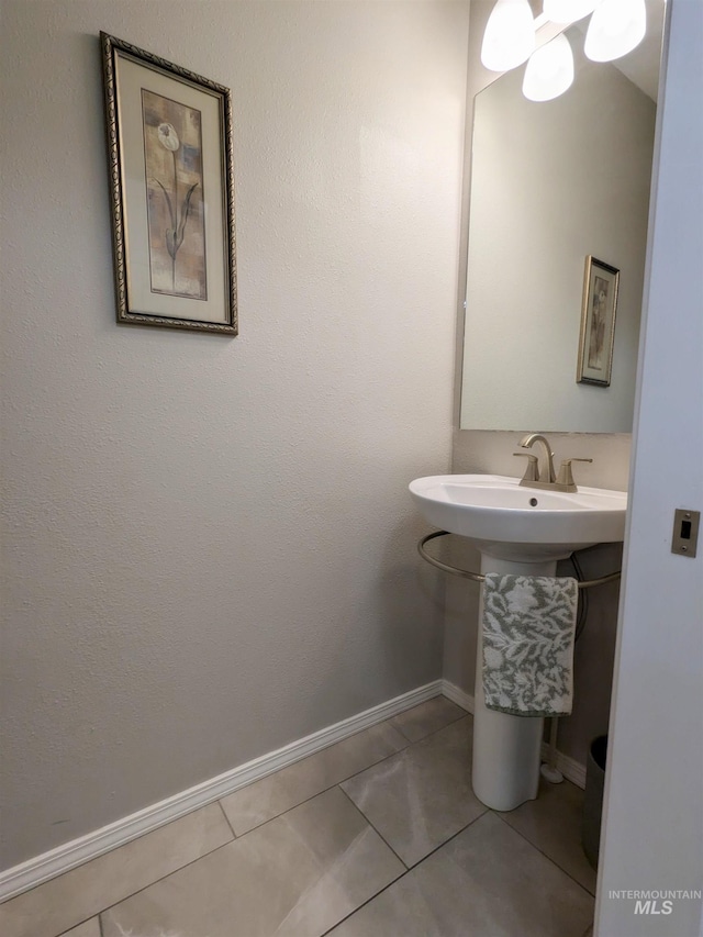 bathroom featuring tile patterned floors