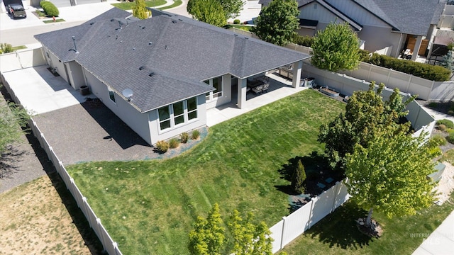 view of subject property