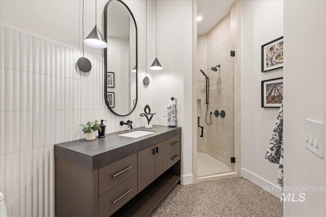 1112 W Main St Unit 503, Boise, ID 83702 - bathroom with vanity and a shower stall