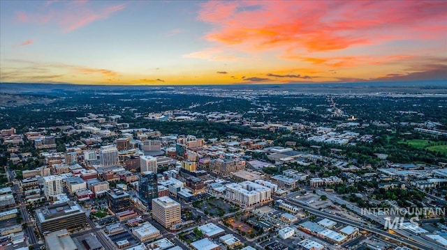 1112 W Main St Unit 503, Boise, ID 83702 - aerial view at dusk of a view of city