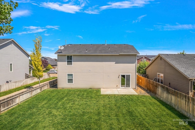 10619 Tysen Springs St, Nampa, ID 83687 - rear view of house with a patio area