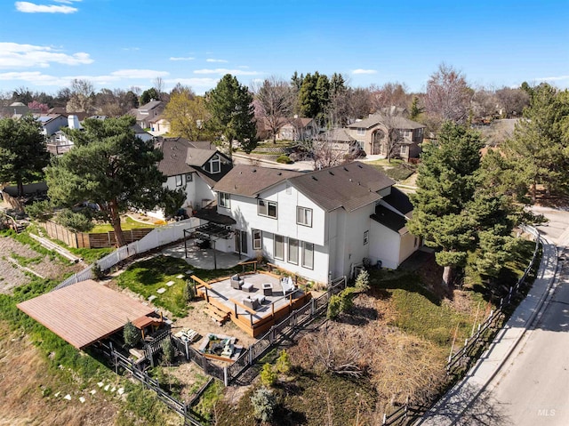 398 N Pebble Beach Way, Eagle, ID 83616 - aerial perspective of suburban area featuring a tree filled landscape