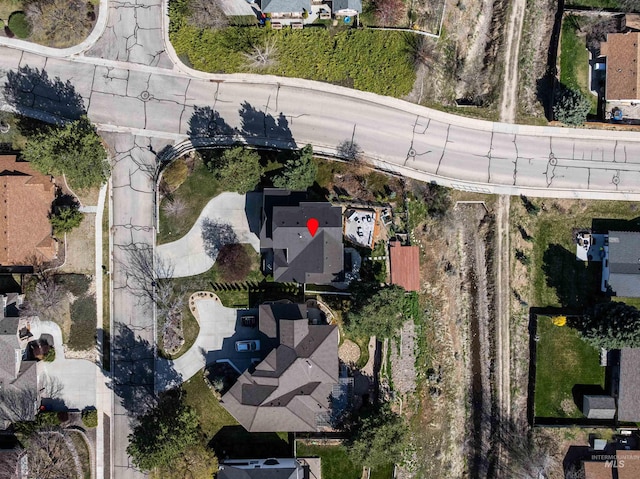 398 N Pebble Beach Way, Eagle, ID 83616 - aerial overview of property's location featuring nearby suburban area