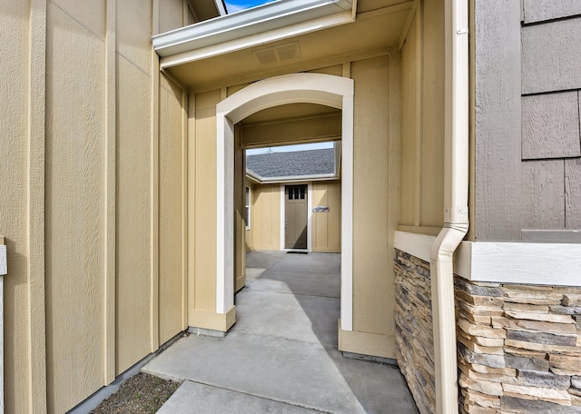 1734 Shoal Point Ave, Middleton, ID 83644 - view of exterior entry featuring board and batten siding