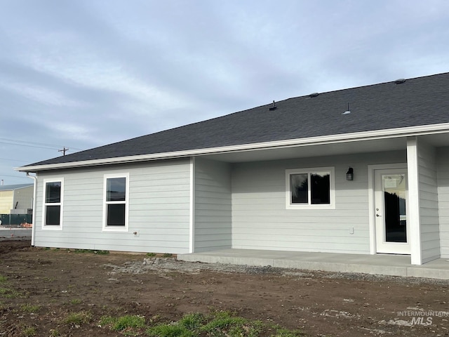 view of rear view of property