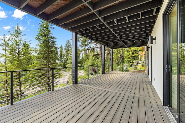 1678 Majestic View Dr, Mccall, ID 83638 - view of wooden terrace