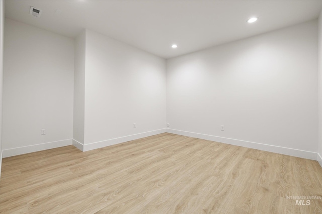 1678 Majestic View Dr, Mccall, ID 83638 - spare room with recessed lighting and light wood-style flooring