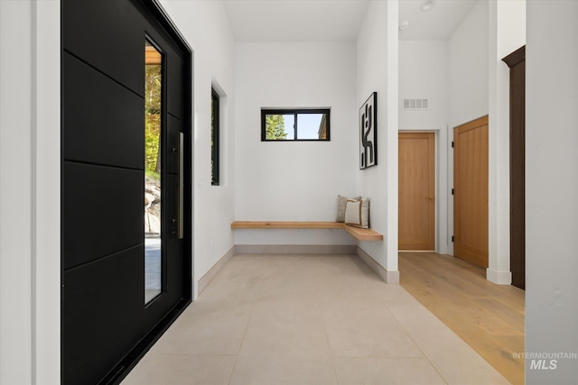 1678 Majestic View Dr, Mccall, ID 83638 - corridor featuring baseboards and a towering ceiling