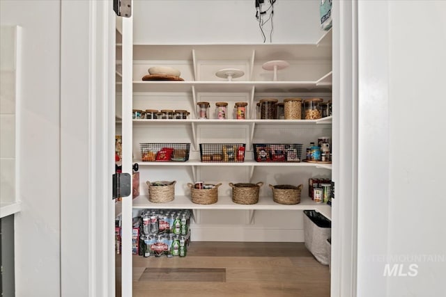 view of pantry
