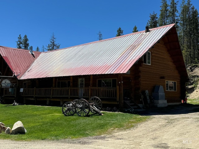 2742 Dixie Rd, Dixie, ID 83525 - view of front of house featuring a front yard