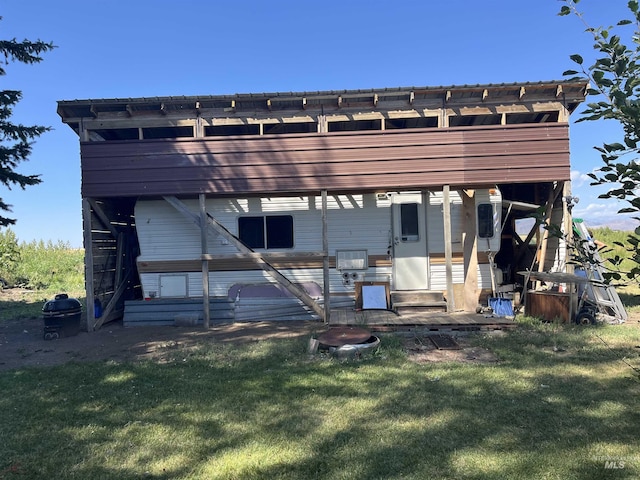 2131 N 2900 W, Arco, ID 83213 - back of property with a lawn