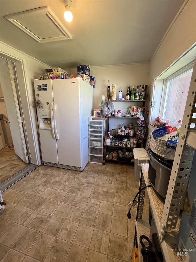 2131 N 2900 W, Arco, ID 83213 - kitchen featuring white refrigerator with ice dispenser