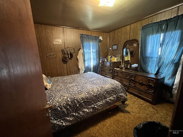 2131 N 2900 W, Arco, ID 83213 - carpeted bedroom with wooden walls