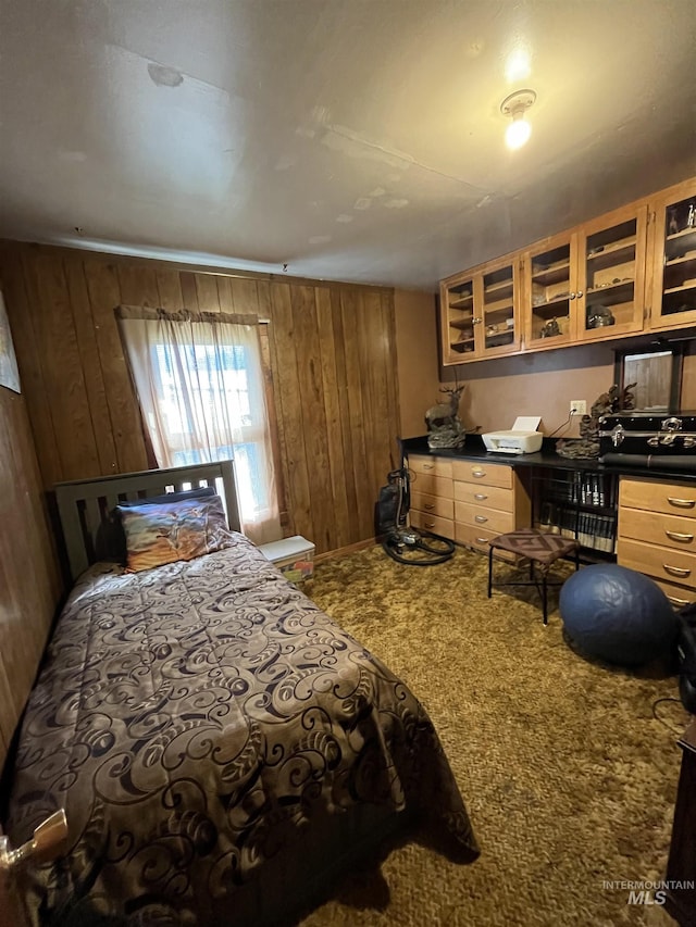 2131 N 2900 W, Arco, ID 83213 - carpeted bedroom featuring wood walls