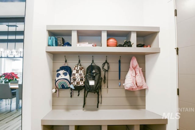 view of mudroom