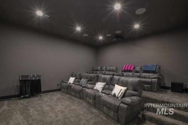 cinema with carpet flooring