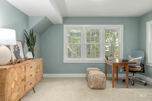 1919 N 21st St, Boise, ID 83702 - home office with healthy amount of natural light, carpet flooring, and baseboards