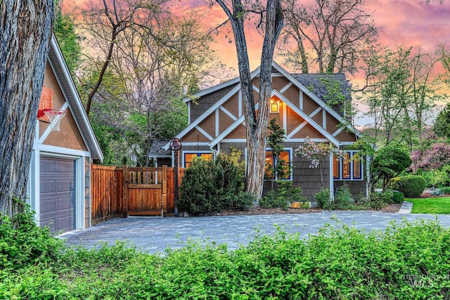 1919 N 21st St, Boise, ID 83702 - view of front facade featuring fence and a garage