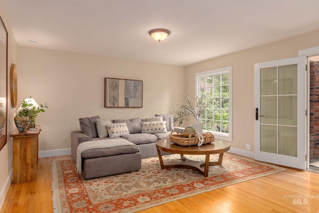 1919 N 21st St, Boise, ID 83702 - living area with wood finished floors and baseboards